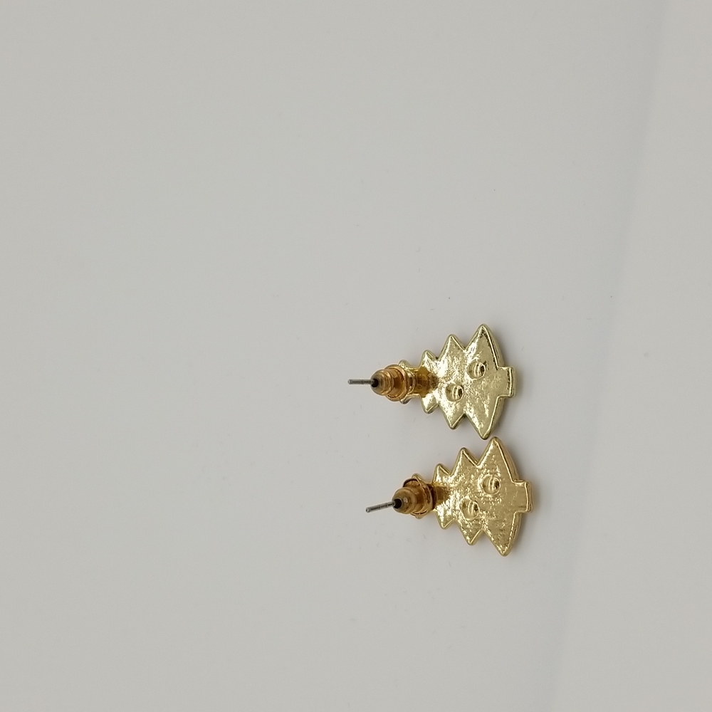 Mini Christmas Tree stud earrings - Picture 6 of 6